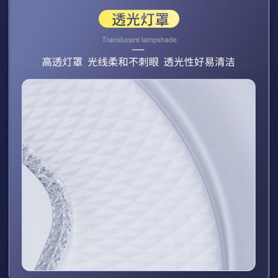 供应书房吸顶灯现代简约卧室吸顶灯新款客厅吸顶灯防蓝光超亮图2