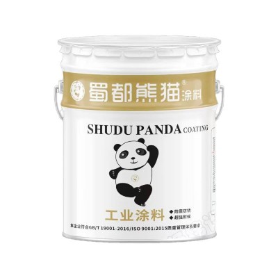 蜀都熊猫工业涂料 耐候性强 附着力好 桥梁钢结构防锈漆图4