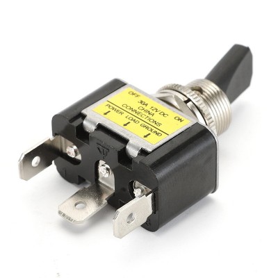 ASW-07D-2 汽车开关单刀单掷12V/30A 汽车改装带LED灯开关5色图5