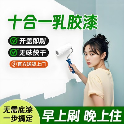 内墙乳胶漆墙面翻新净味内墙涂料室内家用白色内墙涂料丙烯酸批发