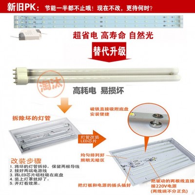 led灯条 LED吸顶灯改造灯板 led灯板 改装贴片长条吸顶灯光源配件图2