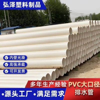 批发PVC大口径排水管 排污下水管农田灌溉桥梁雨水泄水pvc塑料管图3