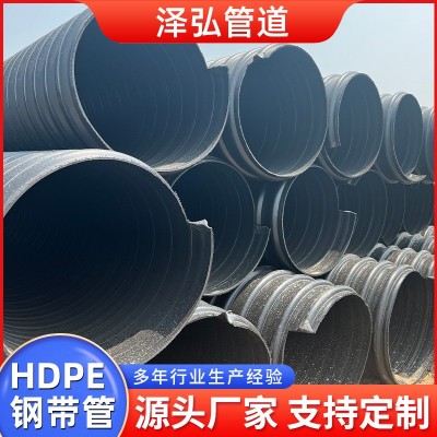 可定制HDPE钢带波纹管 地埋排水波纹管钢带螺纹管大口径排水管图4