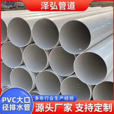 UPVC大口径排水管 塑料排水排污管道农田灌溉地下管道排污排水管图2