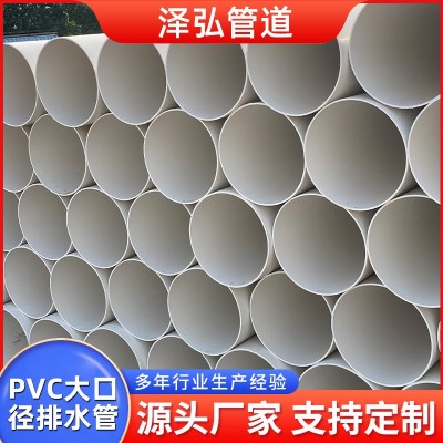 UPVC大口径排水管 塑料排水排污管道农田灌溉地下管道排污排水管图3