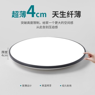 led三防吸顶灯超薄圆形防水卫生间阳台卧室灯厨卫灯过道走廊灯具图3