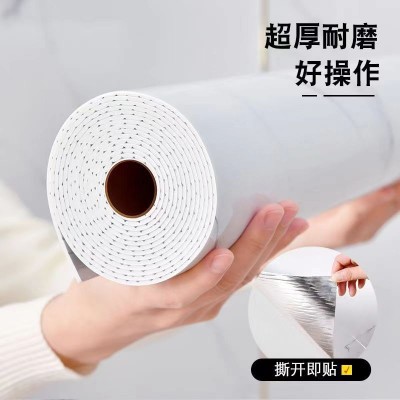 IXPE自粘大理石墙贴铝塑板墙贴电视背景墙防水防潮墙面翻新贴纸图2