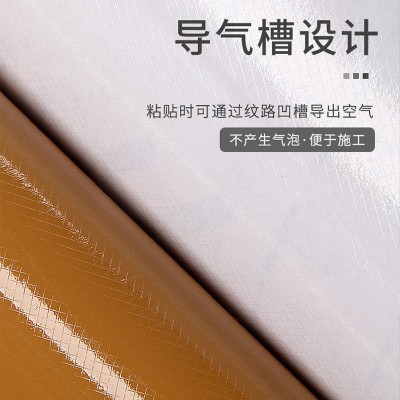 不透底肤感膜家具翻新贴纸自粘衣柜门桌子橱柜台面墙纸防水加厚图3