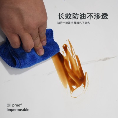 厨房贴纸防水防油自粘墙贴灶台台面瓷砖橱柜子桌面翻新大理石贴纸图3