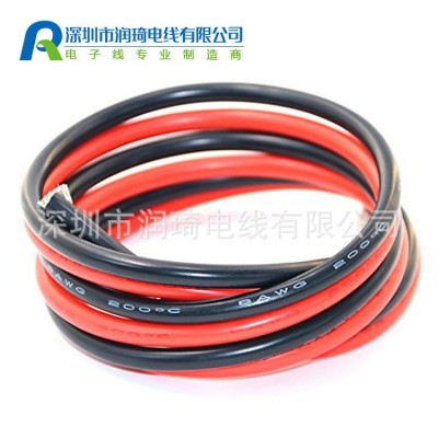 现货供应 大电流特软硅胶线 4AWG 5000股0.08TS 耐高温航模电线图2