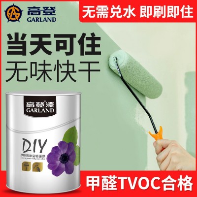 乳胶漆内墙防水涂料室内漆墙面翻新修复防霉味无甲醛环保刷墙涂料图4