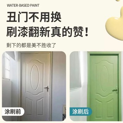 油漆木器漆旧家具柜子自刷翻新改色木头木地板木纹漆家具翻新图5