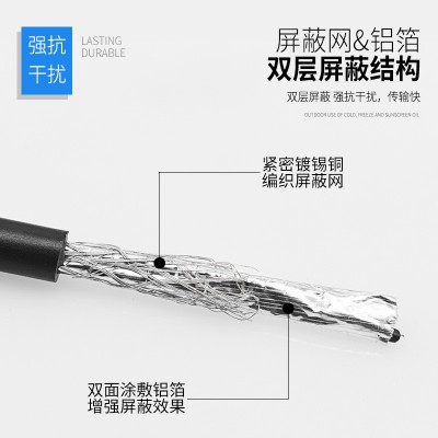 2464屏蔽线电子线24/22AWG3 4 5 6 7 8芯端子线细软线 镀锡铜正标图2