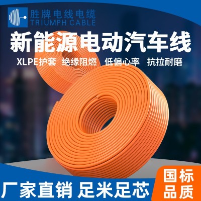 胜牌 欧标EV线95/120大平方 TPE绝缘1500V耐压防击穿 充电桩线缆