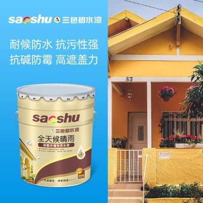 外墙乳胶漆防水防晒外墙涂料高耐候建筑别墅丙烯酸外墙漆 厂家直供图3