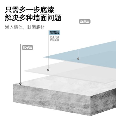 室内室外墙面乳胶漆底漆防潮防霉涂料抗碱封闭底漆渗透型透明底漆图3