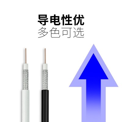 高清电视线SYWV75-5 有线电视线信号线 高清闭路同轴电缆电视线图4