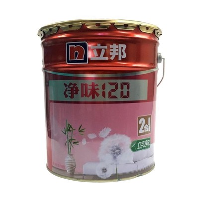 立邦净味120防潮防霉易擦洗白色内墙工装乳胶漆家用环保无味涂料