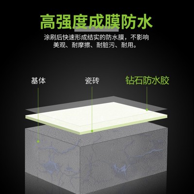 浴室环氧金刚瓷钻石防水胶卫生间漏水补漏胶防漏透明晶钻钢化胶图5