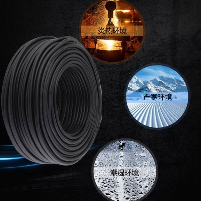 绝缘矿用工程电线 YC橡套线2*4紫铜线 工业中低压稳定电力电缆线图4