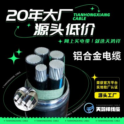 铝合金4*50+1高压电线电缆YJLHV电力工业工程厂家批发电力电缆