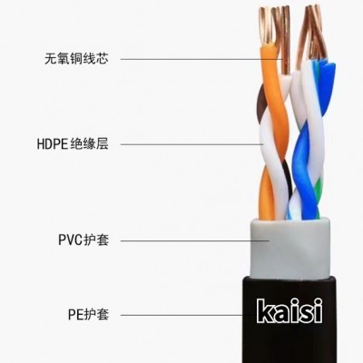 室外超五类无氧铜千兆高速网线 工程防水抗拉5类纯铜双绞 线网络线图4