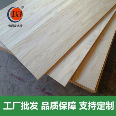 厂家批发直拼花纹智利松实木板aa级无结疤松木辐射松酒盒酒柜木材图2