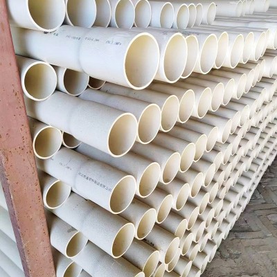 PVC塑料硬管给水管大口径水管子市政工程排污管子给水管厂家批发