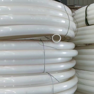 厂家批发PE白色给水盘管抽水管排水排污管工地建筑工程管长管子图2