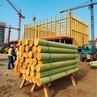 防腐木花旗松碳化木户外景观古建木方寺庙圆柱立柱图4