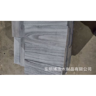 厂家直销松木做旧一字板松木碳化实木板松木碳化墙上一字板摆架图2