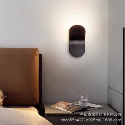 led翘板壁灯室内卧室床头创意壁灯北欧客厅背景墙过道楼梯墙壁灯