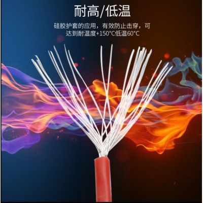 现货UL3239硅胶线26 24 22号定 制20 18 16号高温环保硅胶线批发图5
