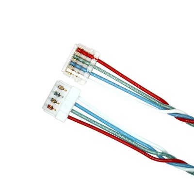 源头厂家加工0.8MM间距刺破式线束jst4pin刺破线 0.8刺破线连接器图5