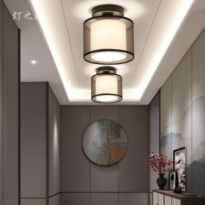新中式吸顶灯中国风客厅灯长方形简约现代大气餐厅卧室灯套餐灯具图2