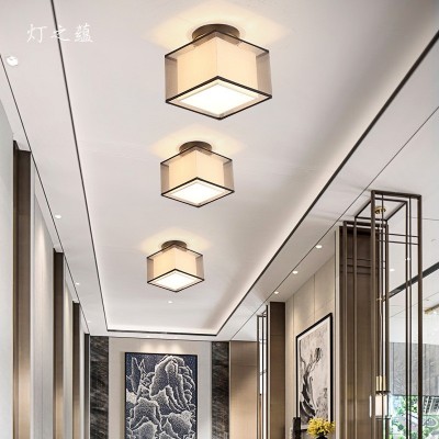 新中式吸顶灯中国风客厅灯长方形简约现代大气餐厅卧室灯套餐灯具图3