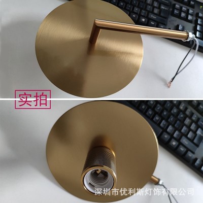 卧室床头壁灯复古铁艺玻璃镜前灯创意吧台走廊现代简约过道小墙灯图2
