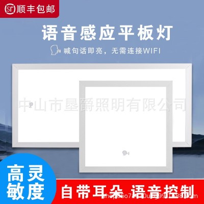 红外人体感应灯600楼梯过道走廊集成吊顶微波雷达灯led智能感应