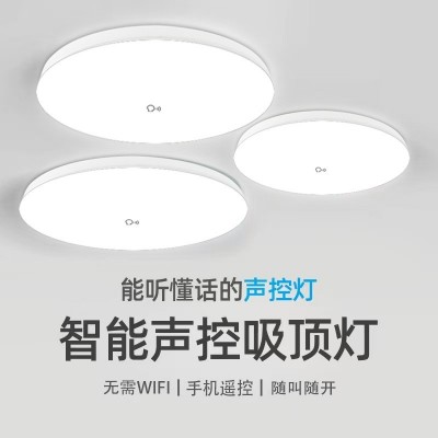 雷达人体感应吸顶灯人走灯灭过道走廊三防灯声光控面板灯源 头工厂图2