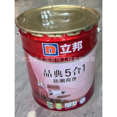 立邦晶典防潮荷净五合一内墙乳胶漆环保抗甲醛防霉耐擦洗室内