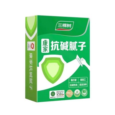 三棵树康家腻子粉防霉防潮鲜呼吸耐水腻子粉内墙抗碱面层细腻子粉图5