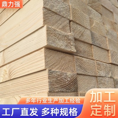 定制建筑木方文安白松木工程桥梁支模用方木无节辐射松木方跳板图1