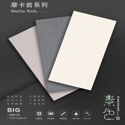 定制摩卡岩素色瓷砖750*1500微水泥干粒抛防滑卧室卫生间地面砖图3