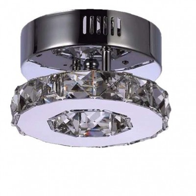 特价爆款led单层圆形水晶过道灯走廊灯简约现代玄关入户门厅灯具图5