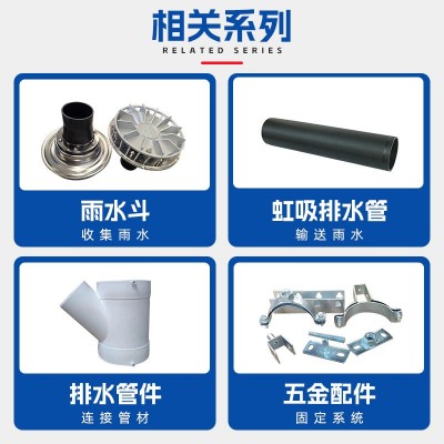 虹吸排水管厂家批发同层排水管材建筑工程房屋专用HDPE虹吸排水管图3
