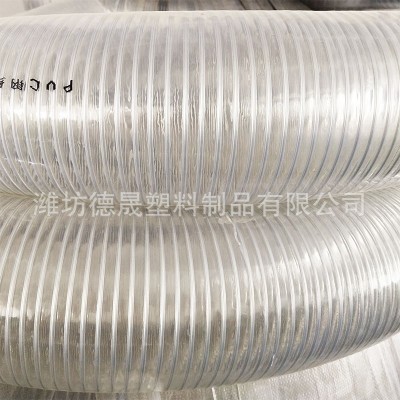 厂家批发 大口径pvc透明钢丝软管4寸5寸6寸8寸10寸加厚排水抽水管图2