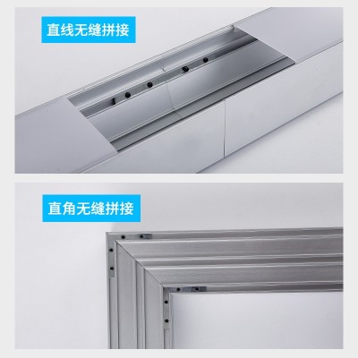无缝拼接长条灯物联网感应车库灯自组网线条灯人体感应格栅方通图4