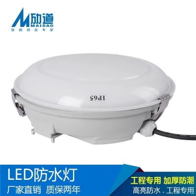 LED加强防水吸顶灯12W/18W/24W防尘防潮防爆IP65感应应急灯具超亮