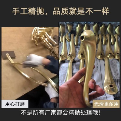 美式全铜客厅吊灯轻奢布艺奶油风灯具极简约现代主卧室餐厅灯批发图4