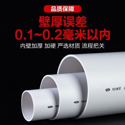 pvc管塑料pvc-u排水管硬管农用灌溉水管4分6分pvc排水管道厂家图2